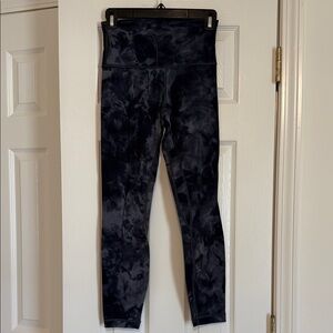 Lululemon Black Align Tie-Dye Leggings